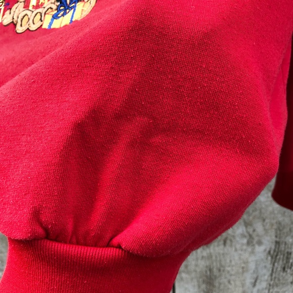 Nutcracker | red Christmas sweater w/ bears + tree - Picture 4 of 5